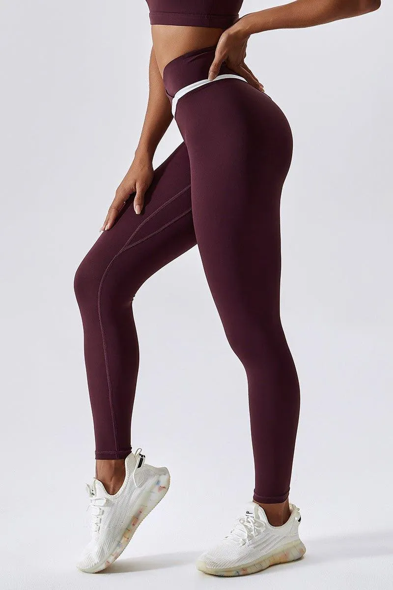 GFIT® Splicing and Contrasting colors Gym Leggings For Women