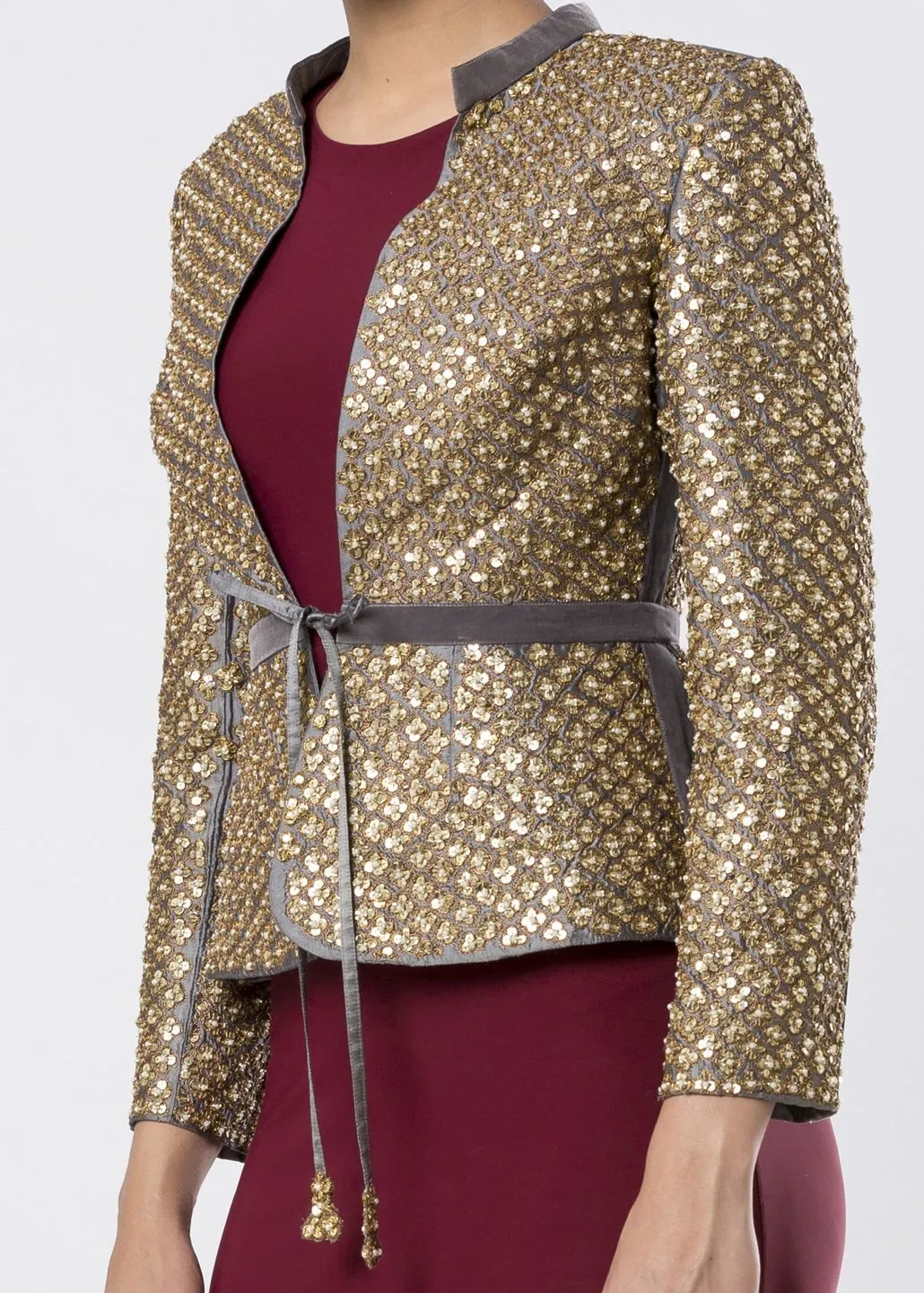 GOLD SEQUINED JACKET