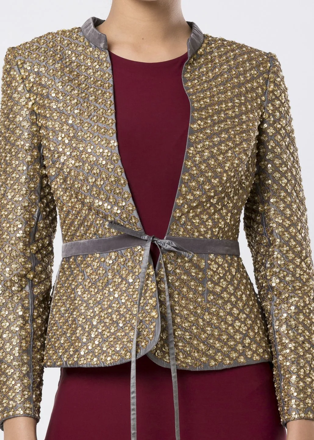 GOLD SEQUINED JACKET