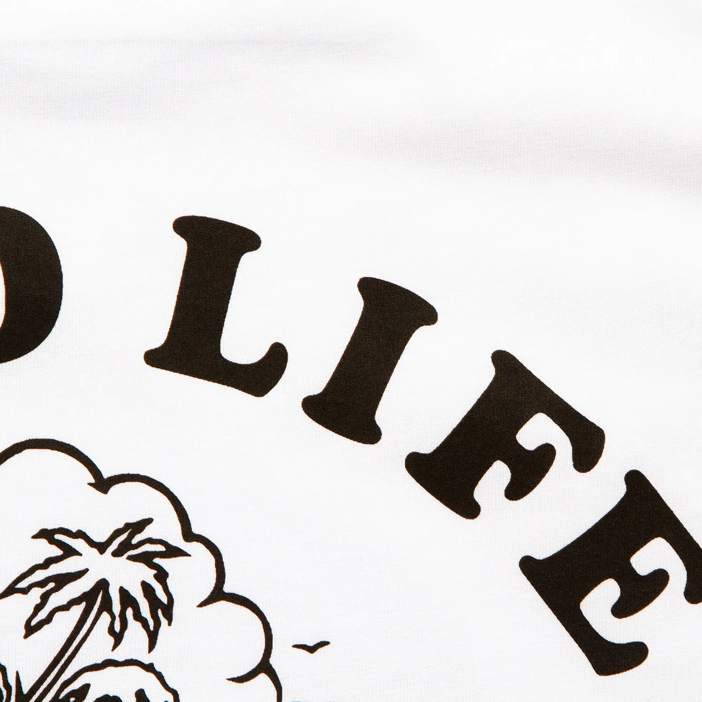 Good Life Black Print - Tshirt - White