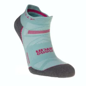 Hilly Supreme Socklet Med - Aquamarine/Grey Marl