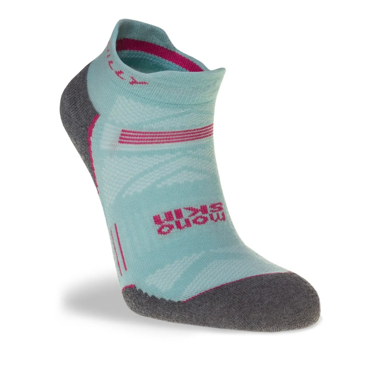 Hilly Supreme Socklet Med - Aquamarine/Grey Marl