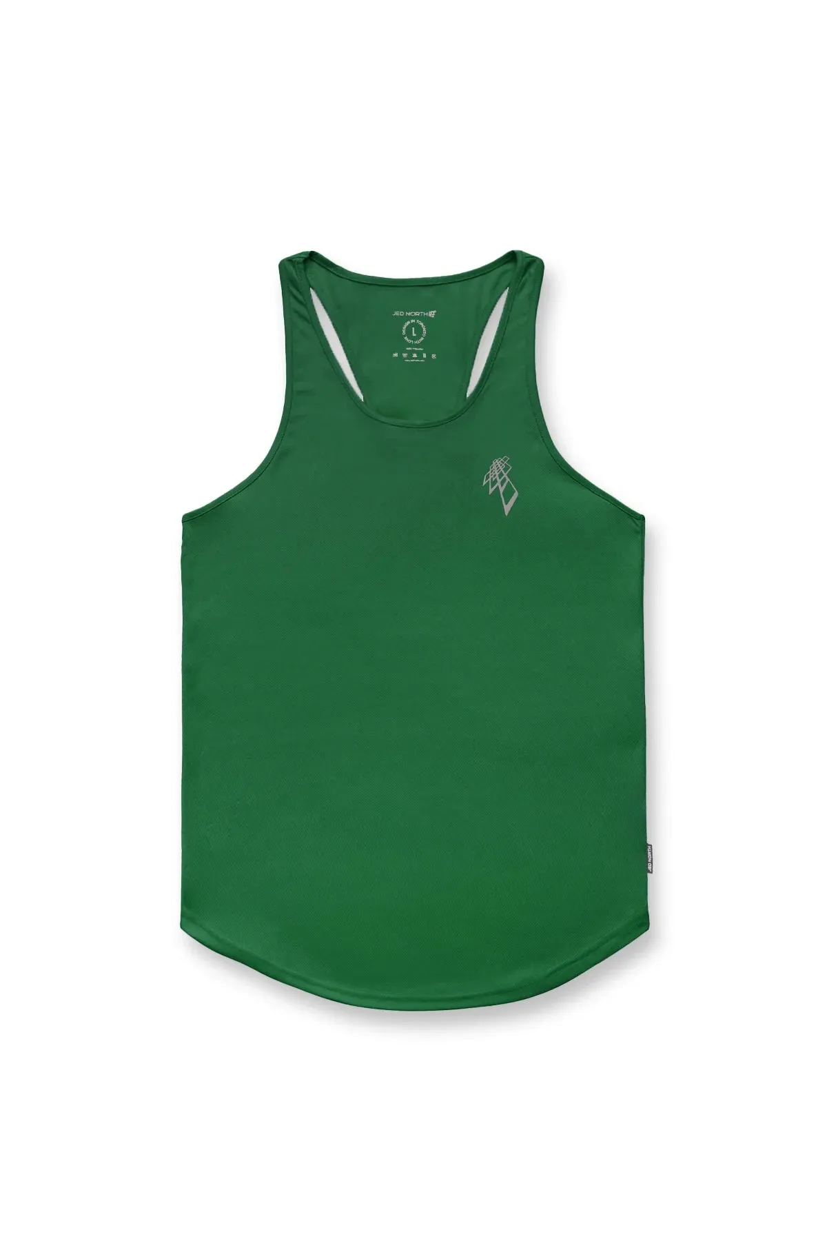 Jed North Microfiber Dri-fit tank green