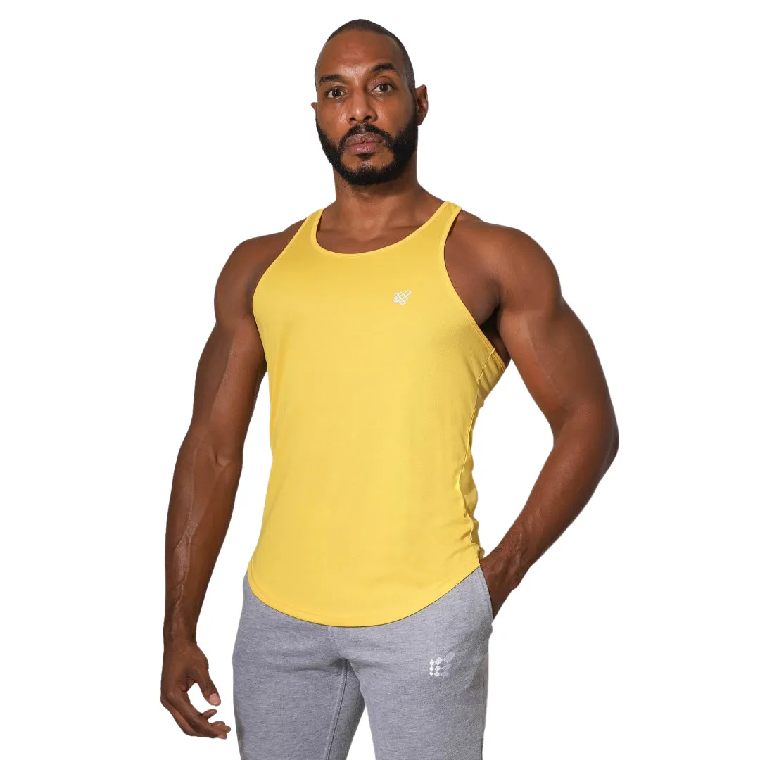 Jed North Microfiber Dri-fit tank yellow