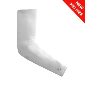 Kids Arm Shield® | White | Grey Small Logo