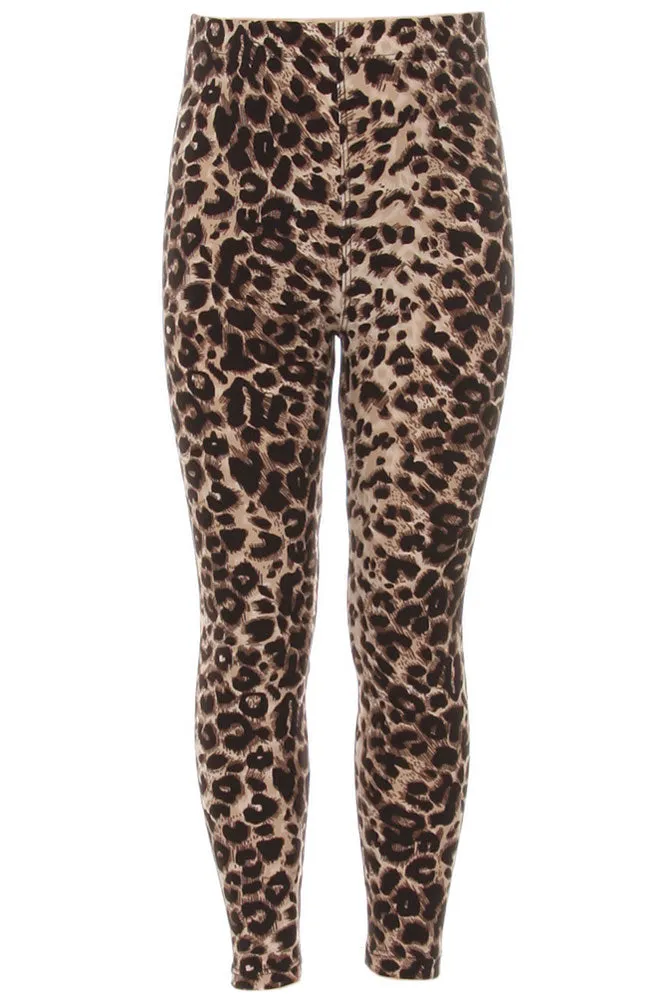 Kid's Colorful Cheetah Animal Pattern Printed Leggings