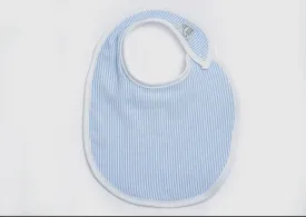 Light Blue Seersucker Classic Bib