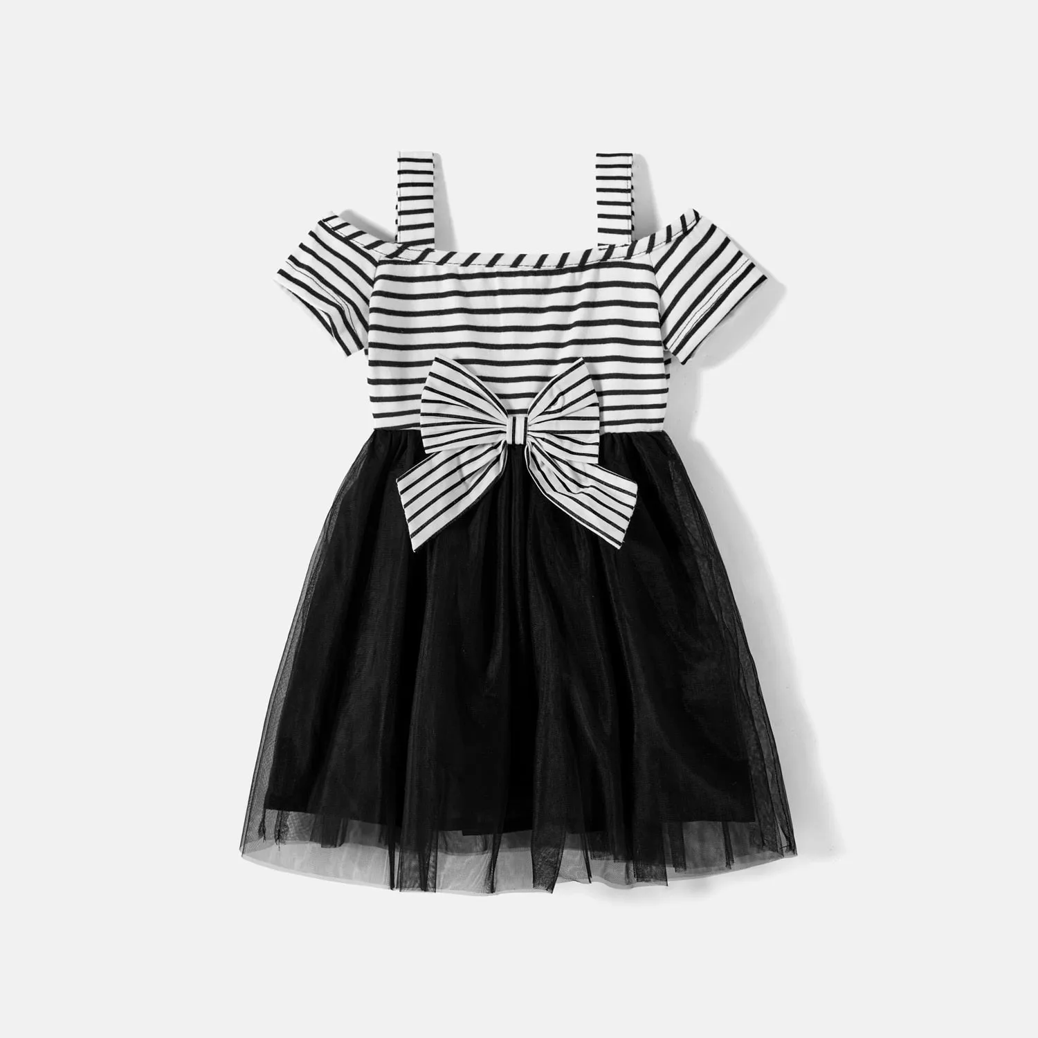 Matching Family Cotton Black Striped Outfits