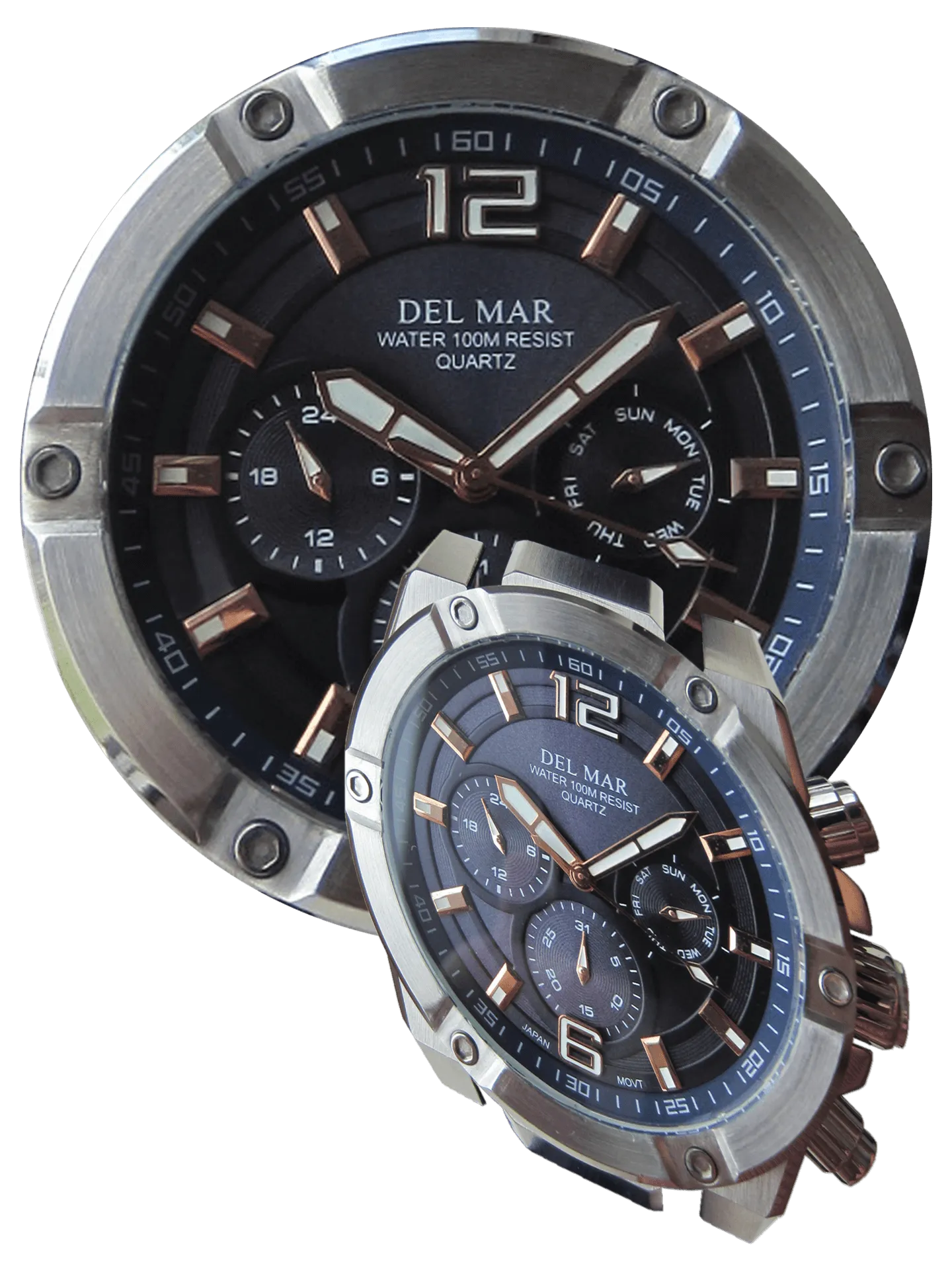 Men's Black Dial Multi-function Watch - #50393