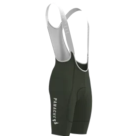 Men's WT 2ND SKIN Bib Short - Forest w/Panache Logo