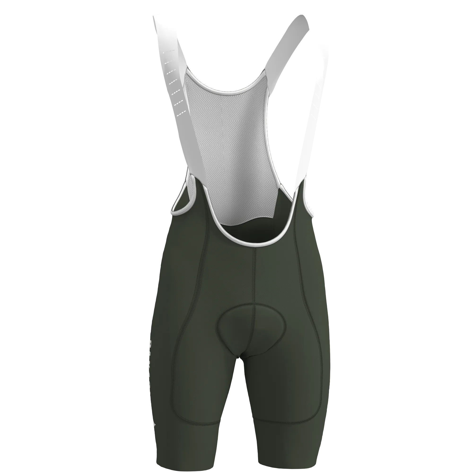 Men's WT 2ND SKIN Bib Short - Forest w/Panache Logo