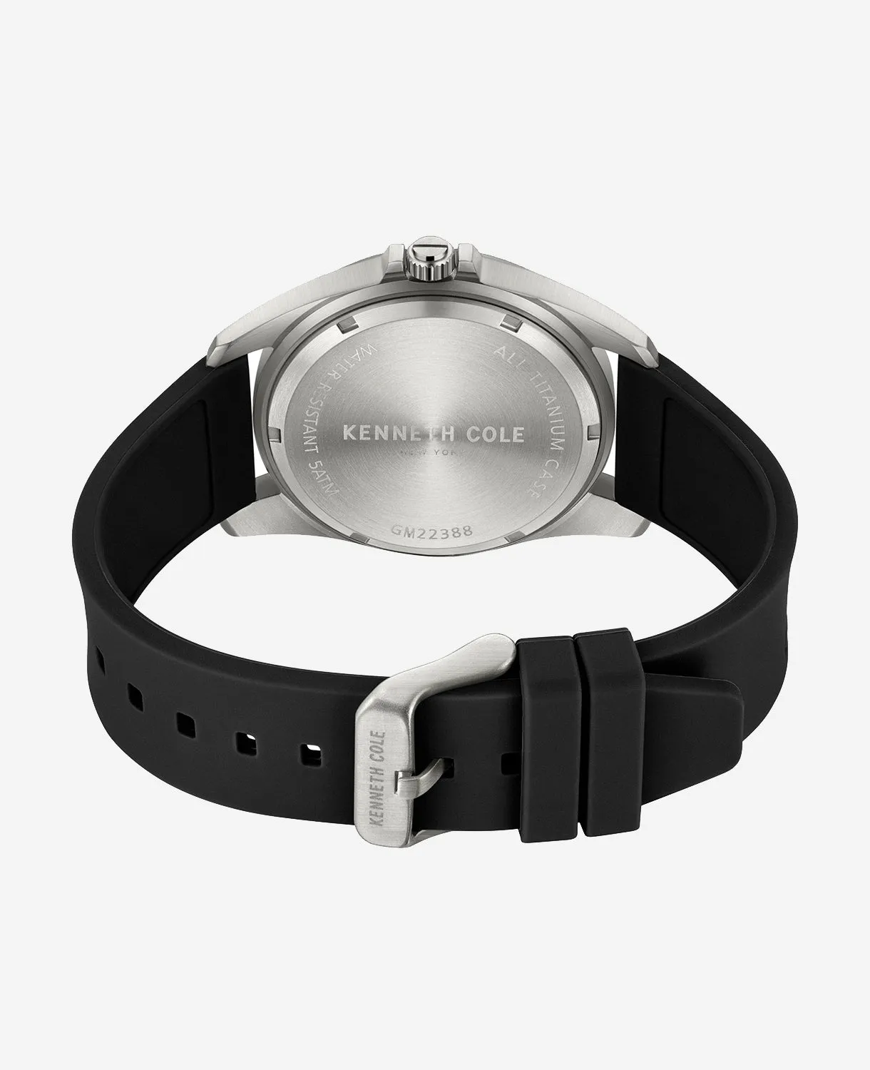 Modern Classic Titanium Silicone Strap Watch