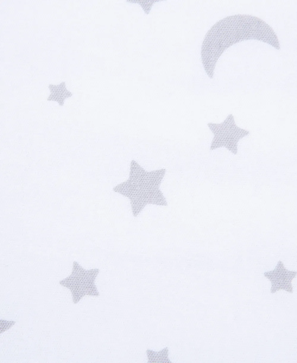 Moon & Stars Bib & Burp Set