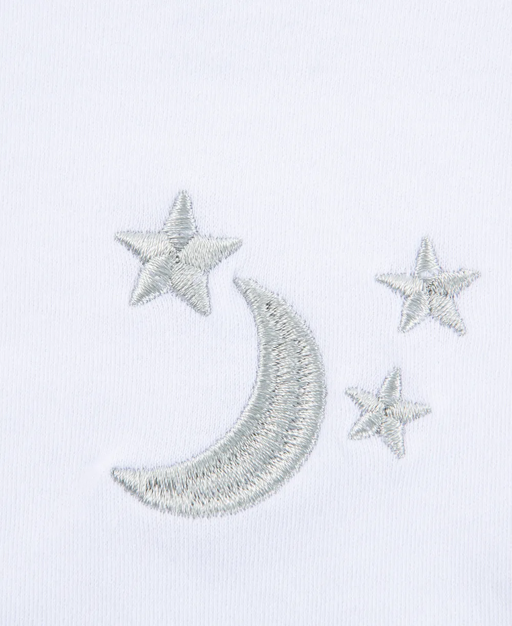 Moon & Stars Bib & Burp Set