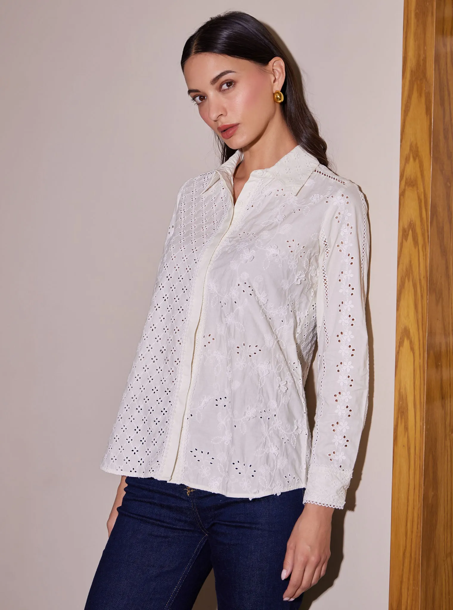 Mulmul Cotton Clio White Shirt