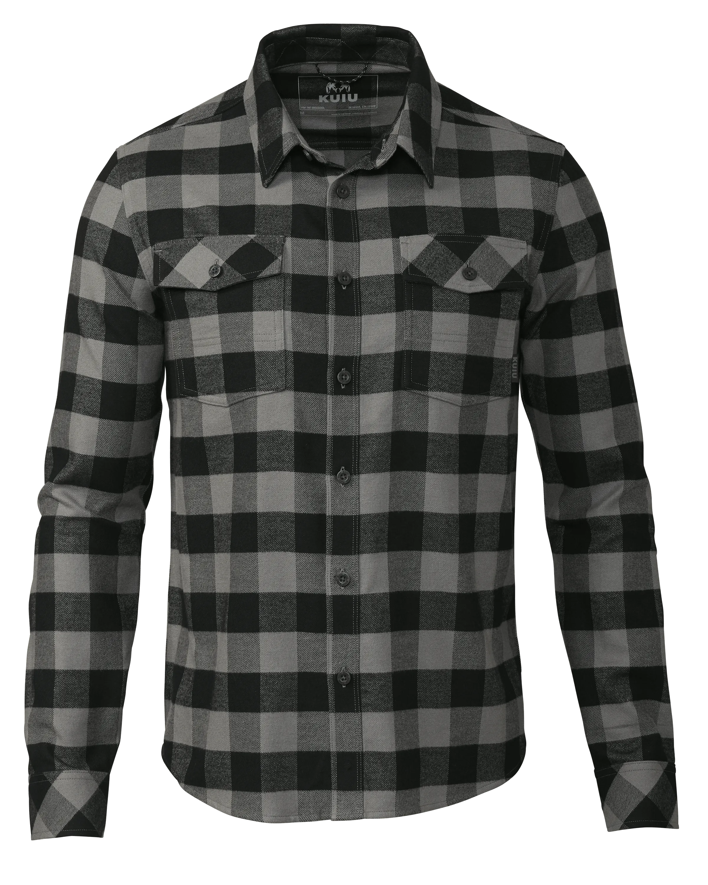 Outlet Field Flannel Shirt | Gunmetal Buffalo Check