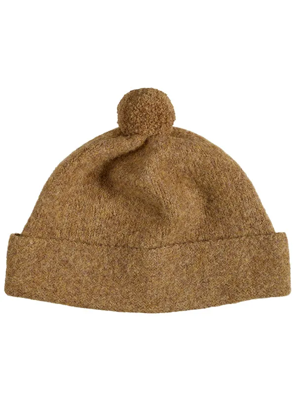 Plain Shetland Hat Brandy