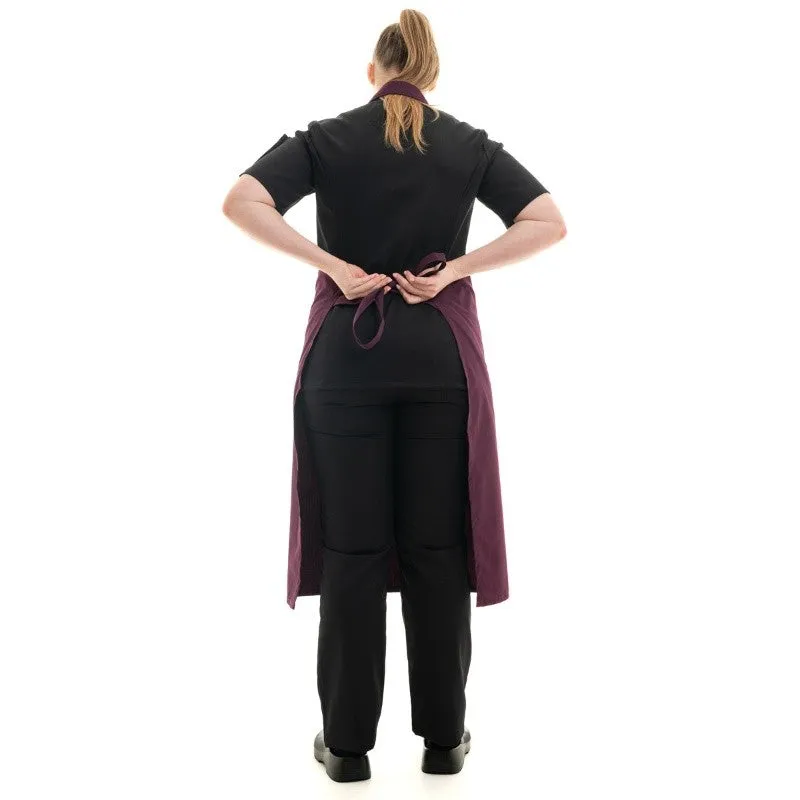 Plum Bib Apron - MANELLI