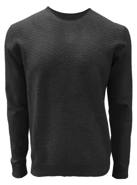 Point Zero Logan Crew Neck Sweater | Charcoal