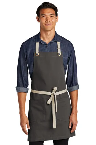 Port Authority® Canvas Full-Length Two-Pocket Apron