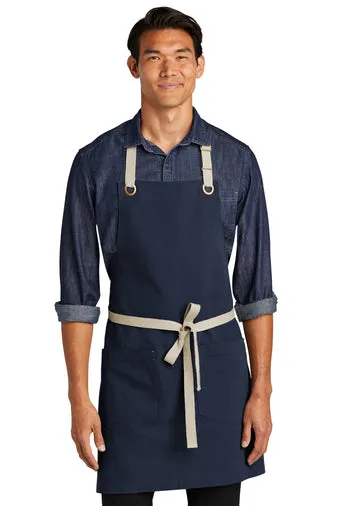 Port Authority® Canvas Full-Length Two-Pocket Apron