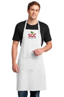 Port Authority® Easy Care Extra Long Bib Apron with Stain Release - A700