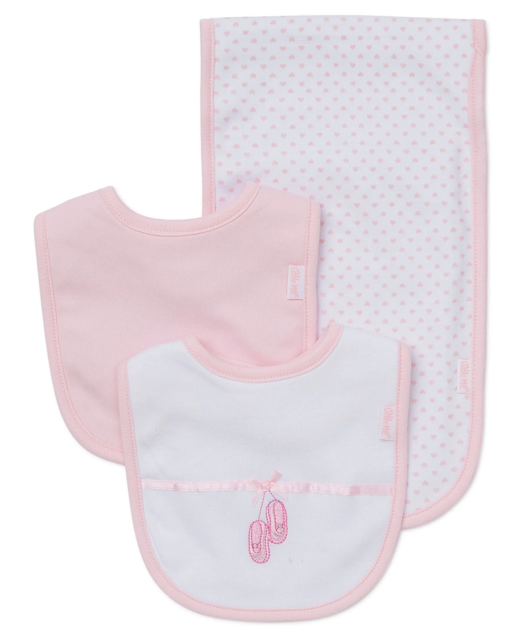 Prima Ballerina Bib & Burp Set