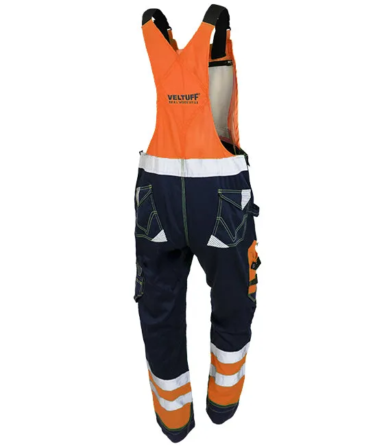 Reflex Hi-Vis Bib & Brace Overalls