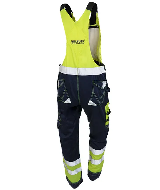 Reflex Hi-Vis Bib & Brace Overalls