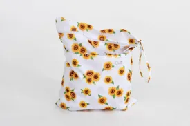 Reusable Wet Bag Sunflower