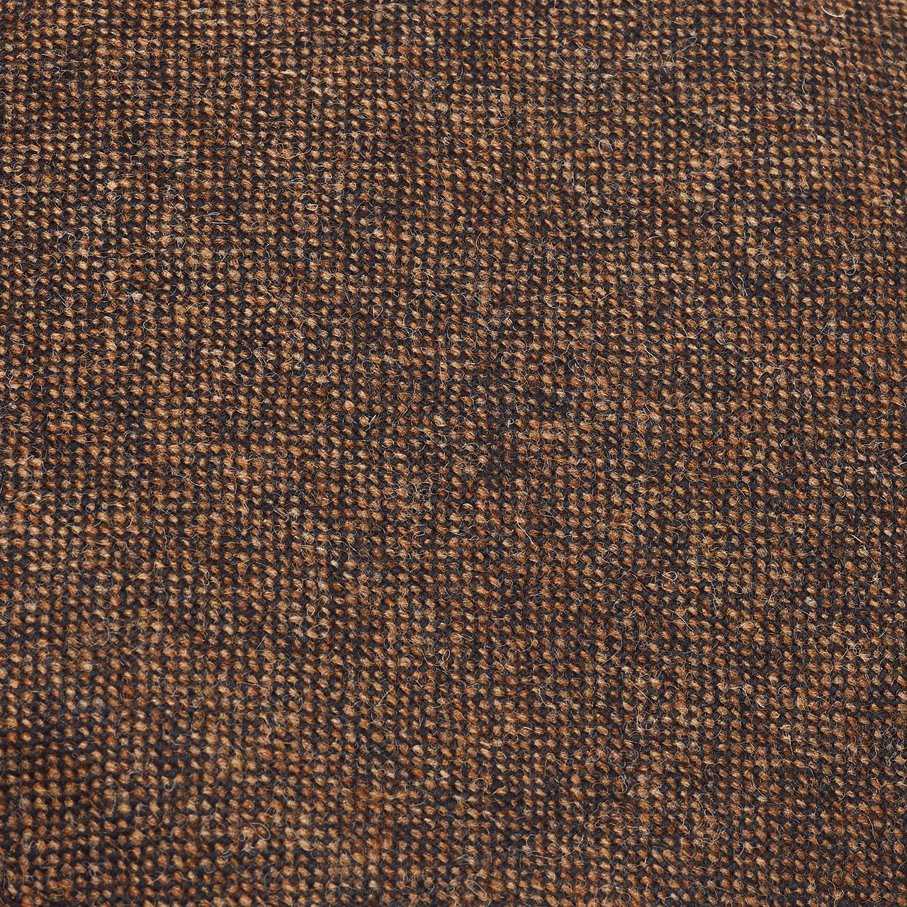 Slim Cap - Brown Melange Wool