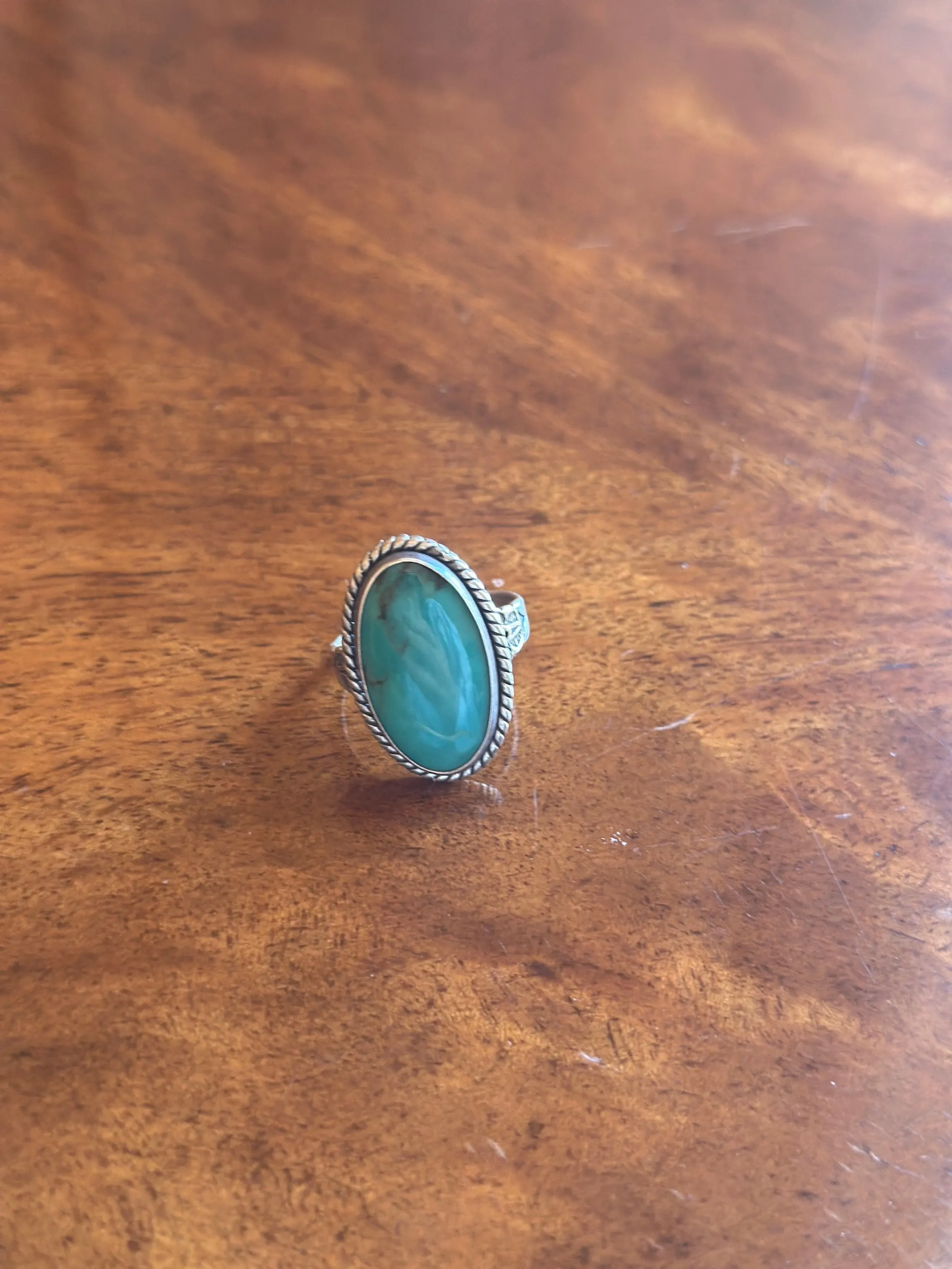 Sterling Silver Rings with Turquoise Stones