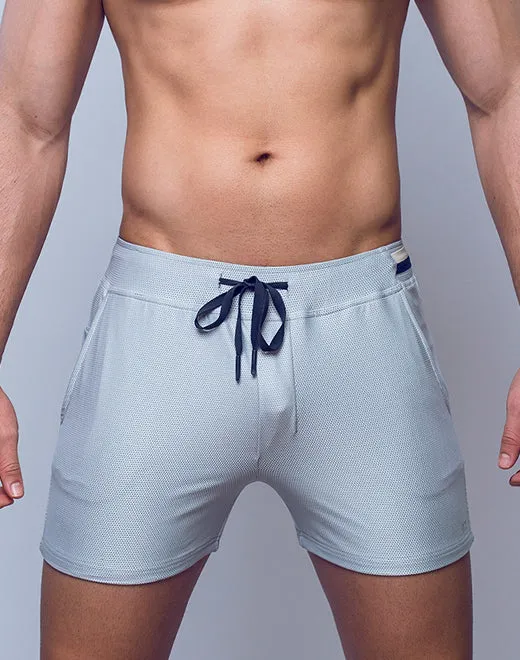 Supawear Full Lined 4" mesh short grey