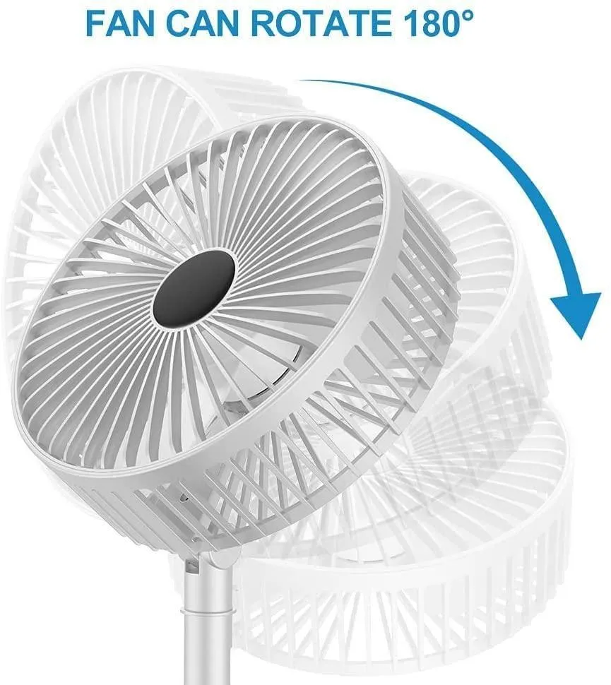 TechToys™ Rechargeable Standing Fan