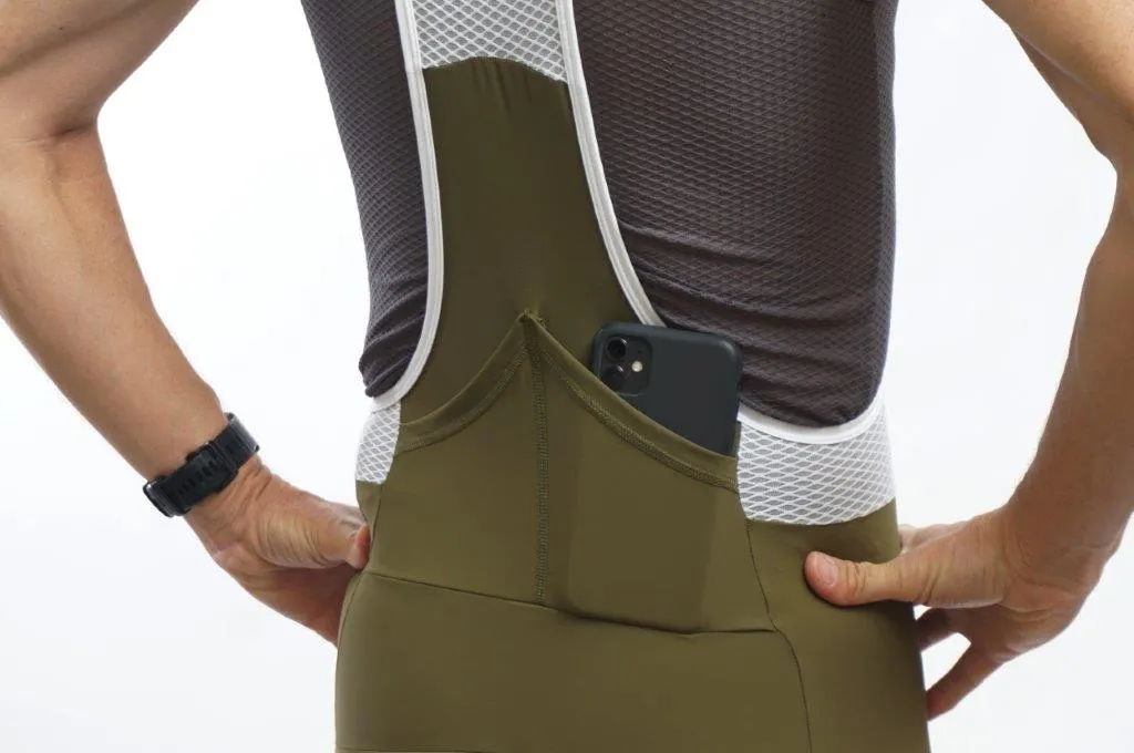 The Olive Adventure Bibs Short Inseam