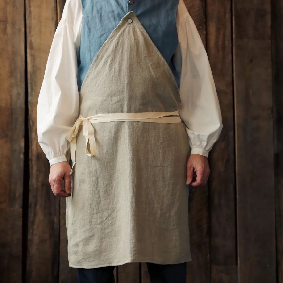 Tradesman's Apron in Natural Linen