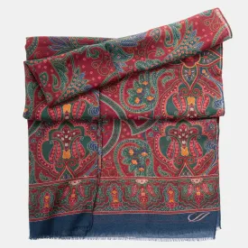 Uffizi - Wool Scarf - Chianti Red