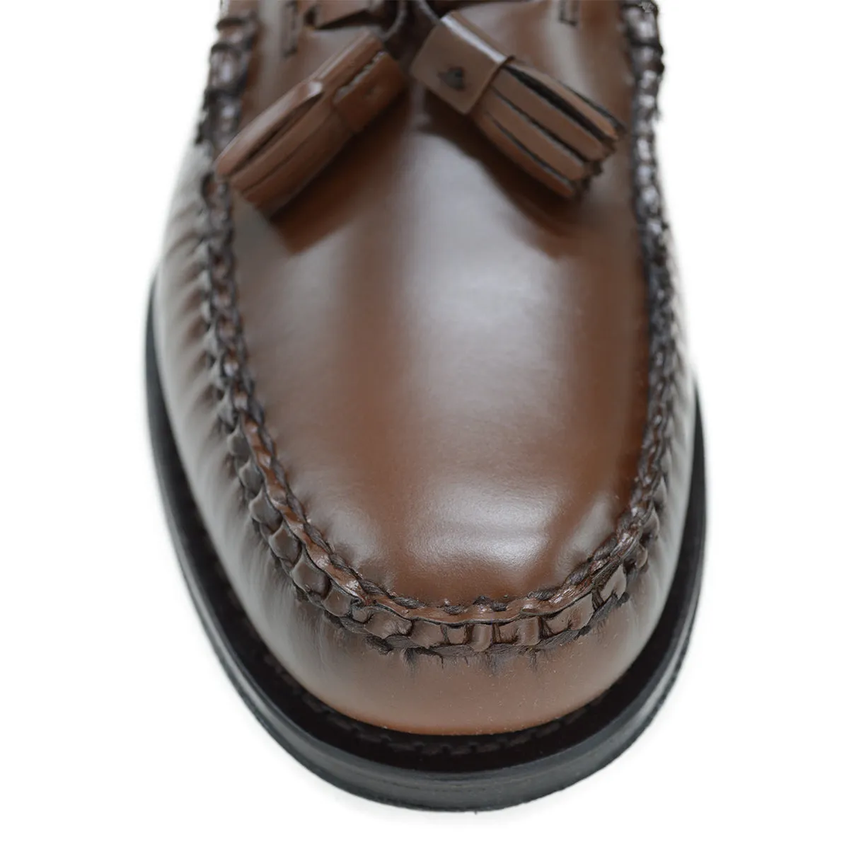 Weejuns Larkin Tassel Loafers Brown Leather