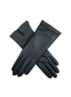 Women’s Heritage Touchscreen Cashmere-Lined Leather Gloves