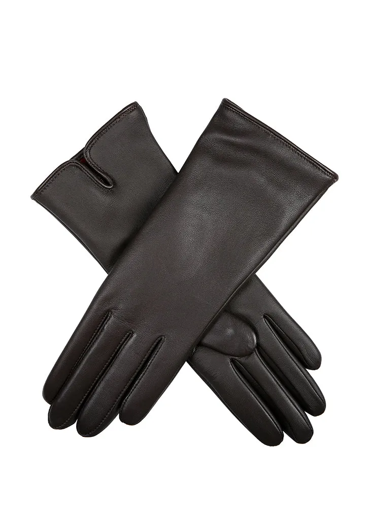 Women’s Heritage Touchscreen Cashmere-Lined Leather Gloves